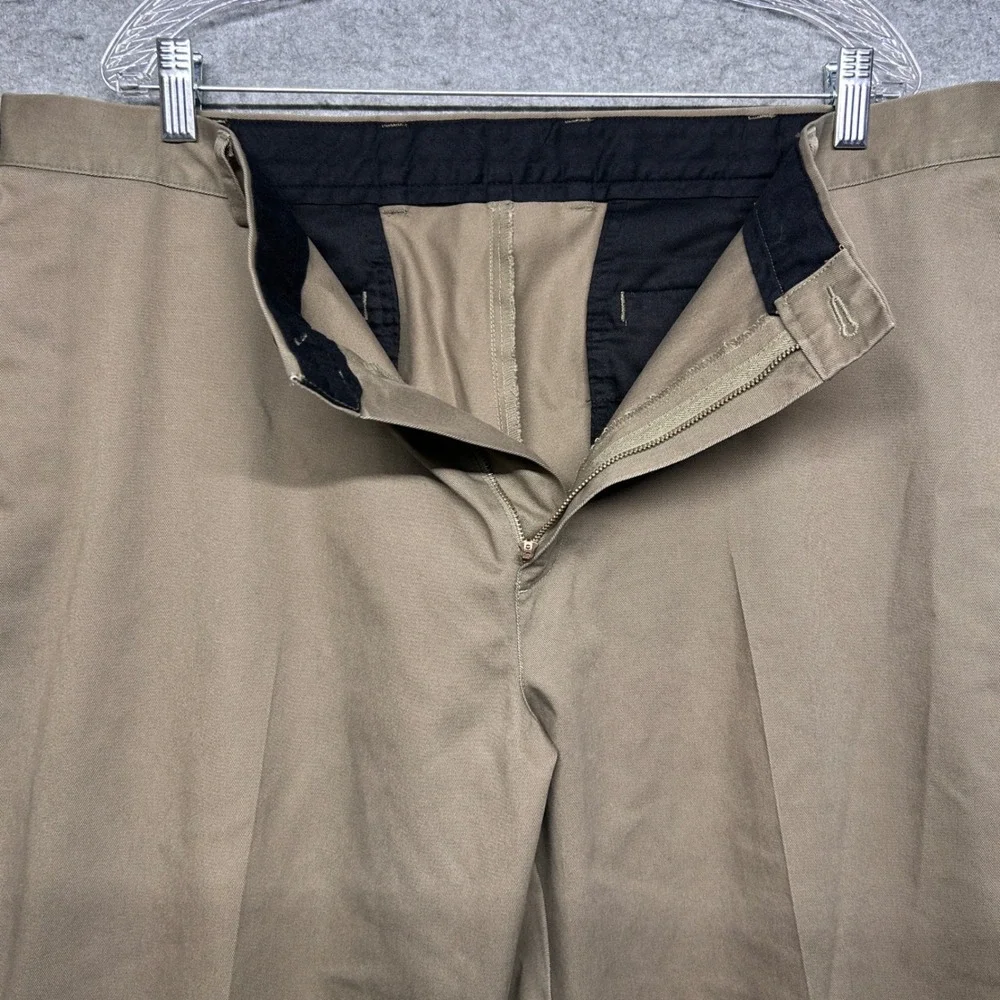 LL Bean Classic Fit Men 42x29 Khaki Chino Pants 100% Cotton Casual Gorpcore